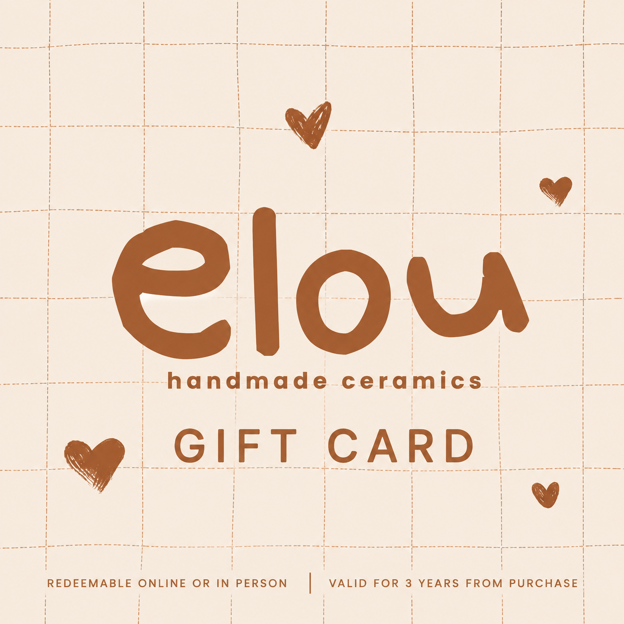 Elou Ceramics Gift Voucher